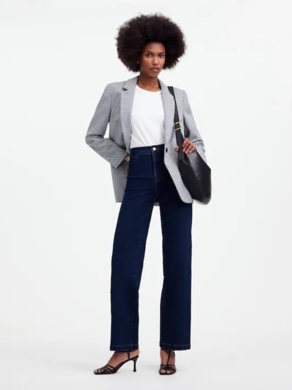 Madewell Emmett Patch Pocket Wide Leg Jeans